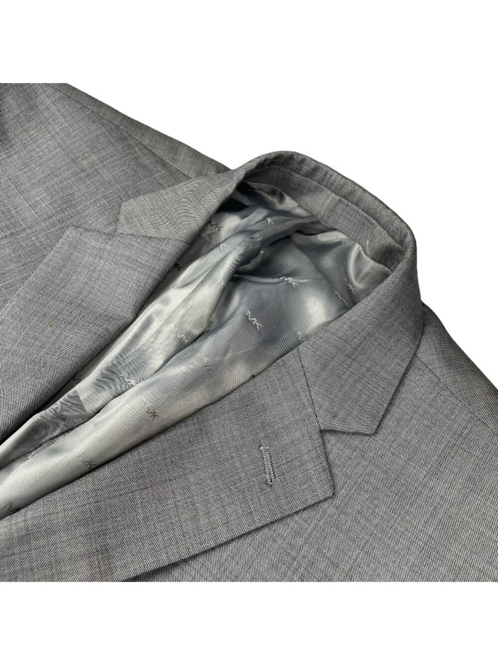 Michael Kors Men’s 100% Wool Natural Stretch 2-Button Blazer/Jacket Gray • 46R